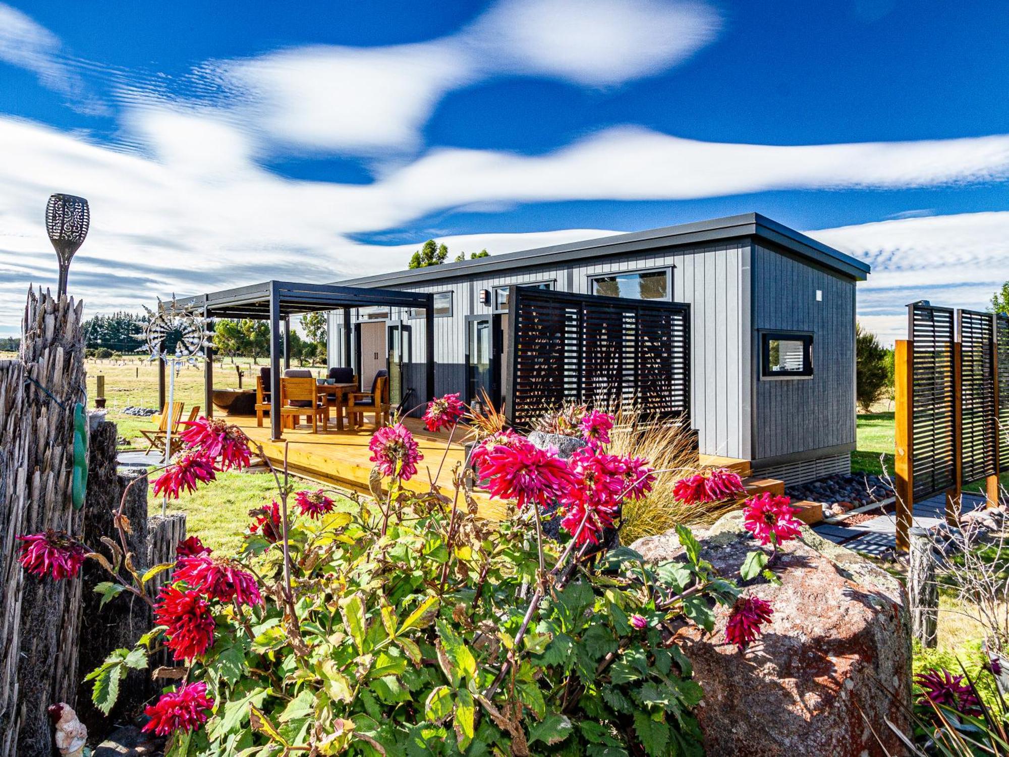 Mangateitei Views - Rangataua Tiny Home Ohakune Exterior foto