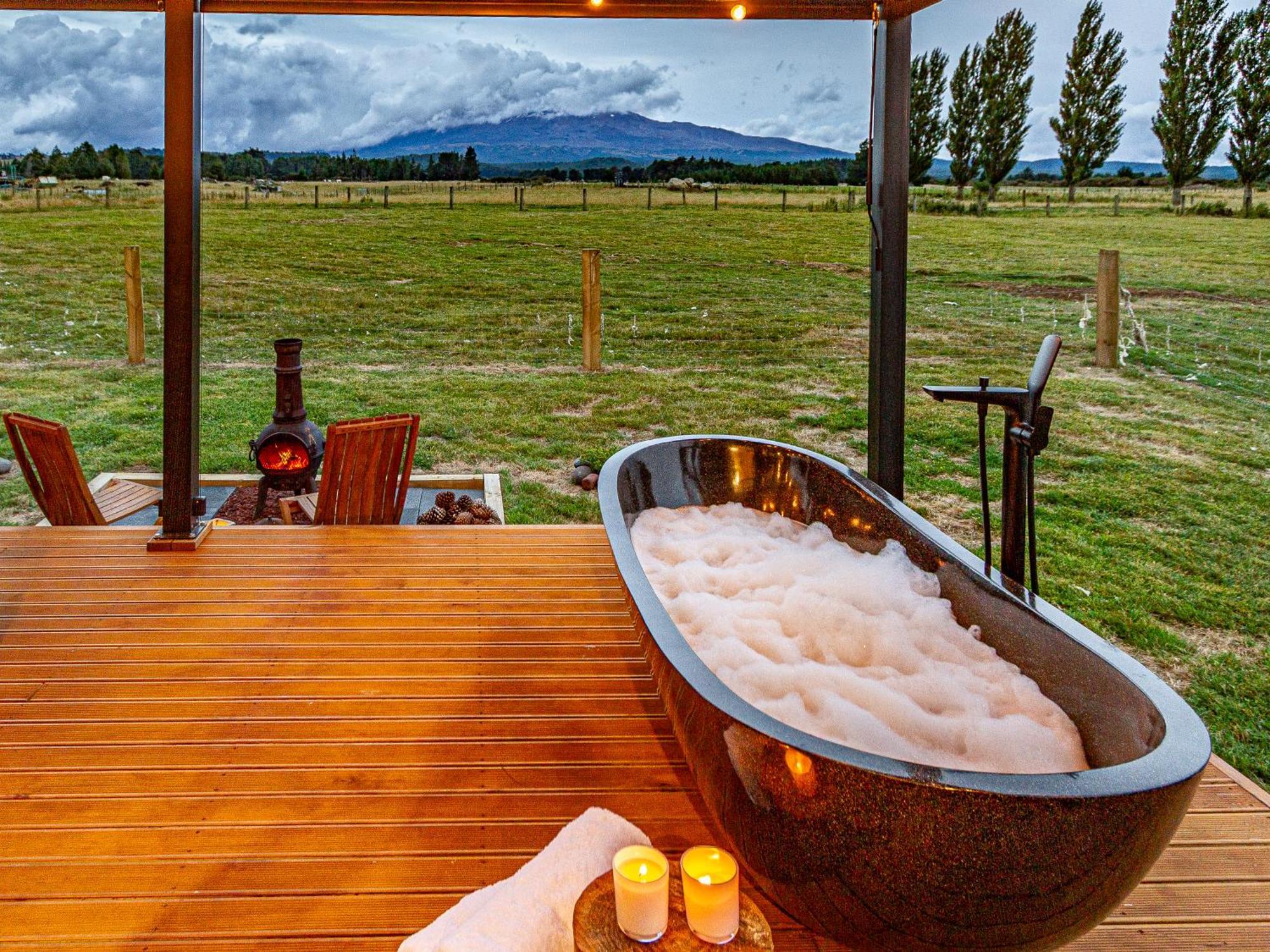 Mangateitei Views - Rangataua Tiny Home Ohakune Exterior foto
