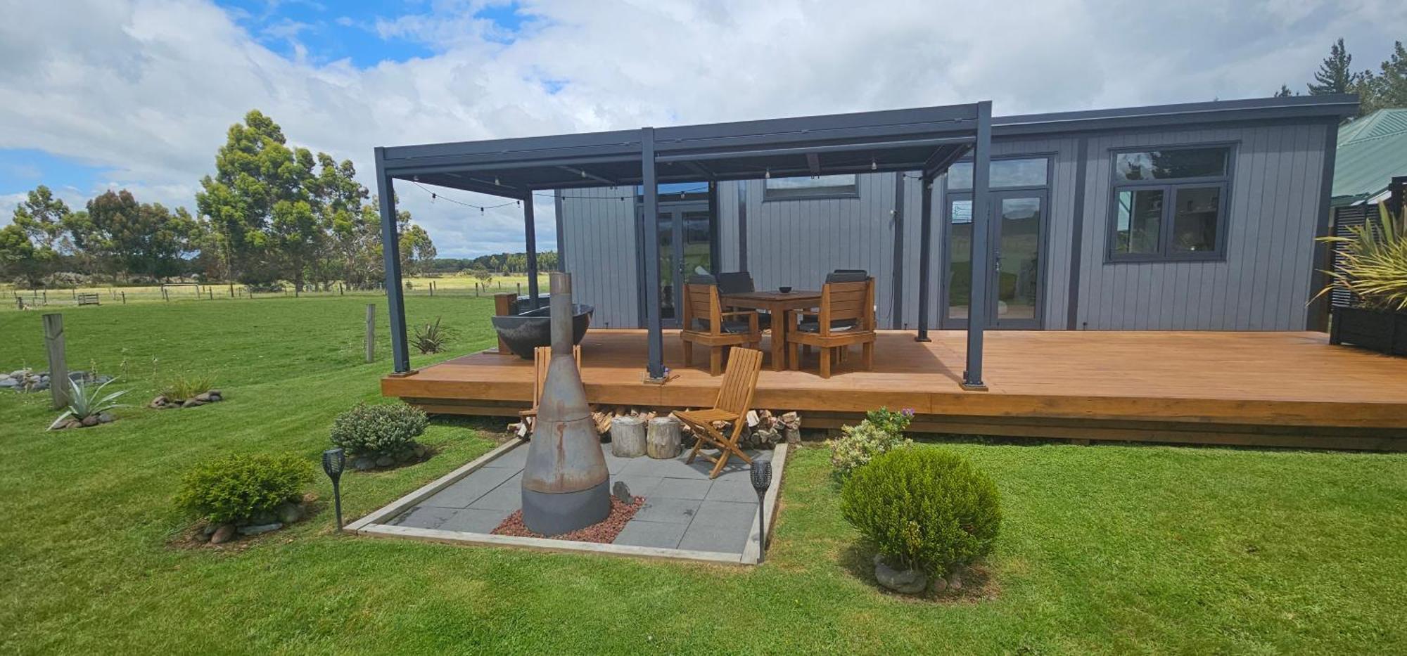 Mangateitei Views - Rangataua Tiny Home Ohakune Exterior foto
