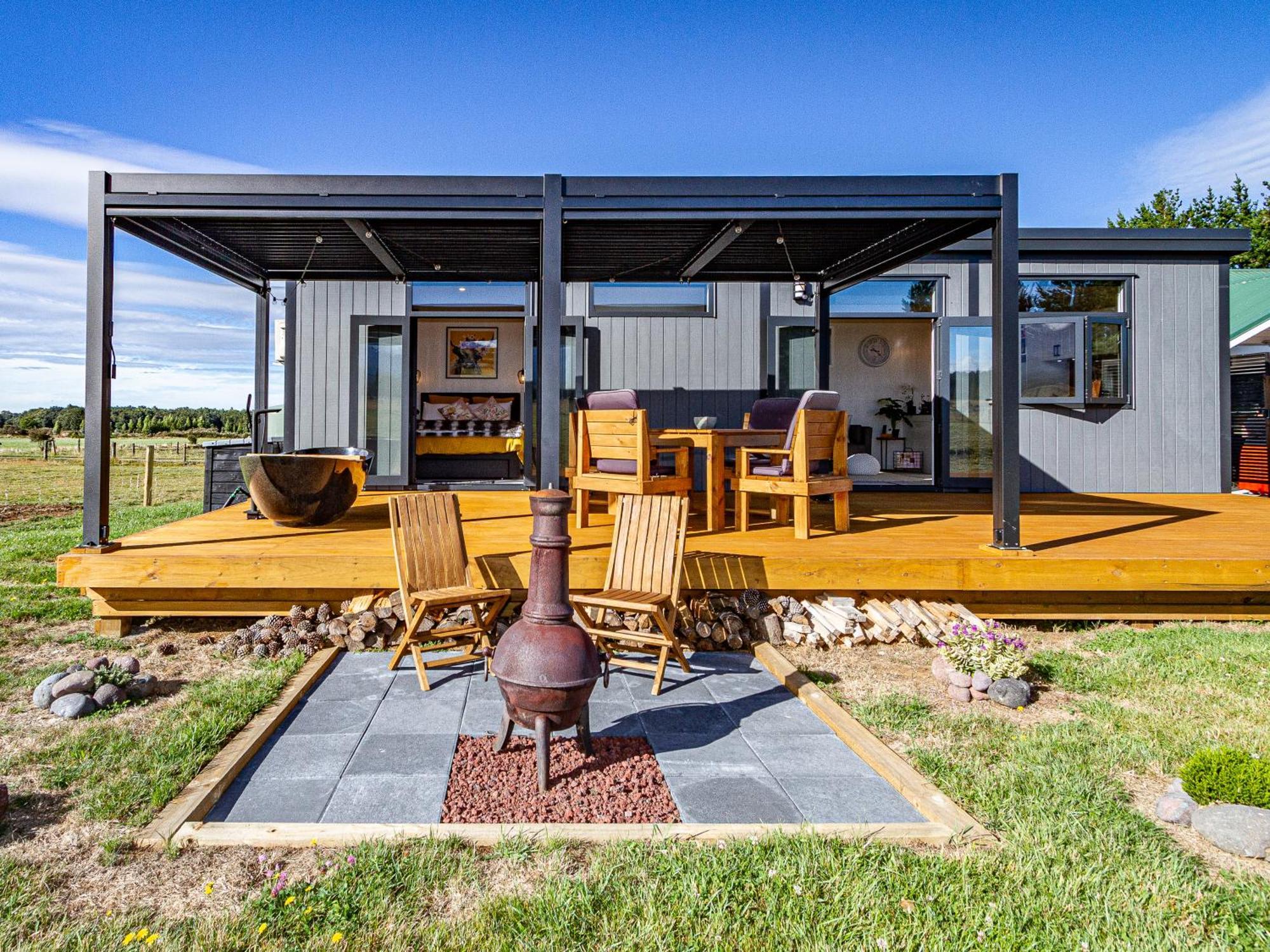 Mangateitei Views - Rangataua Tiny Home Ohakune Exterior foto